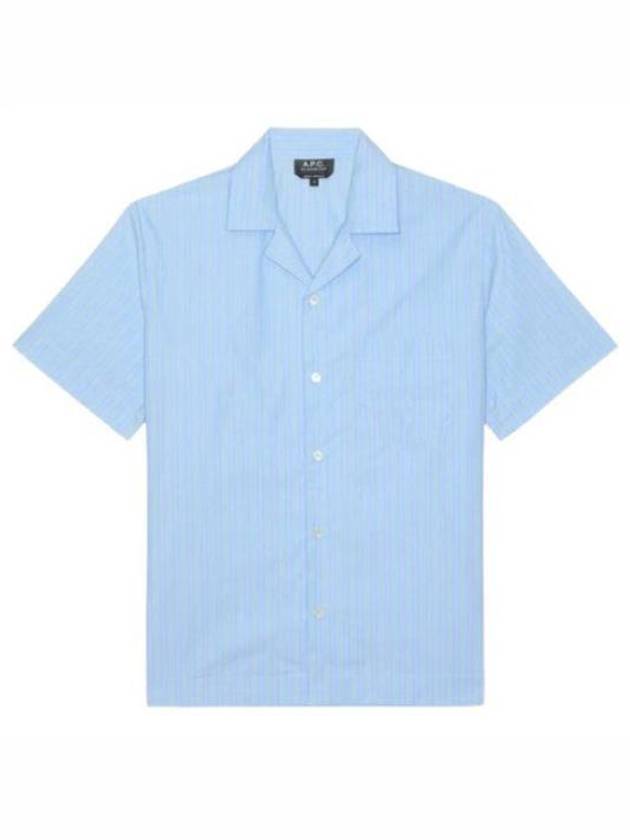 Chemisette Edd Short Sleeve Shirt Blue - A.P.C. - BALAAN 2