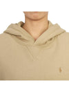 Kids brushed hoodie 323749954037 KHAKI - POLO RALPH LAUREN - BALAAN 6