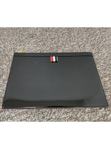 Signature enamel clutch - THOM BROWNE - BALAAN 1