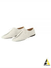 Leather Flat Derby White - LEMAIRE - BALAAN 2