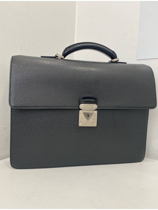 Taiga leather Laguito briefcase - LOUIS VUITTON - BALAAN 1