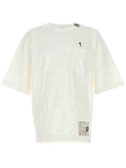 Embroidery Duck Short Sleeve T-Shirt White - MIHARA YASUHIRO - BALAAN 2