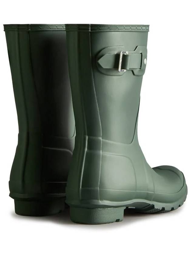 Original Matte Short Rain Boots Green - HUNTER - BALAAN 4