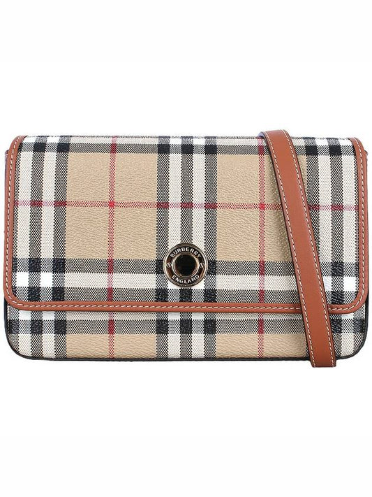 Hampshire Check Cross Bag Archive Beige - BURBERRY - BALAAN 2