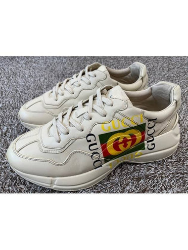 Rhyton square logo sneakers 8 270 - GUCCI - BALAAN 1