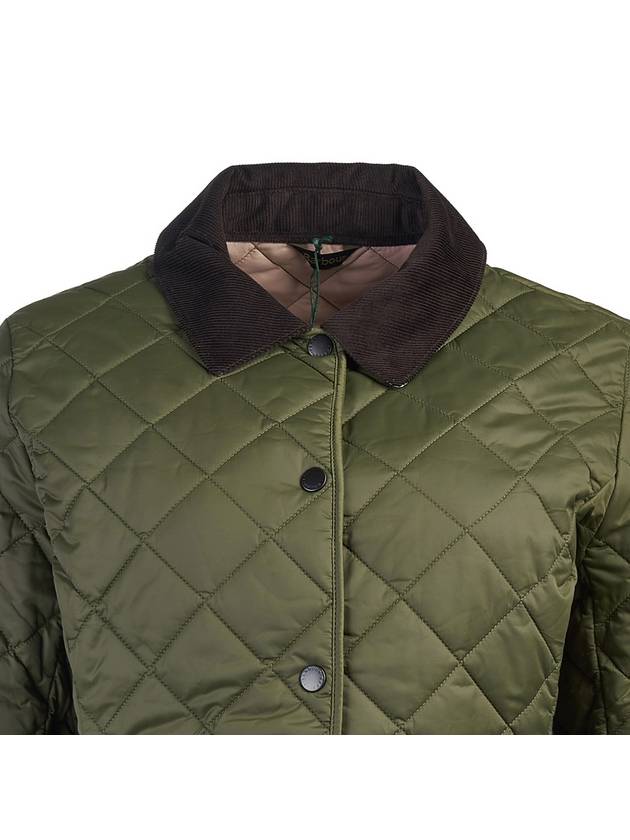 Deveron Quilting Jacket Pale Pink Olive - BARBOUR - BALAAN 5