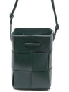 Intrecciato Cassette Small Bucket Bag Raintree - BOTTEGA VENETA - BALAAN 3