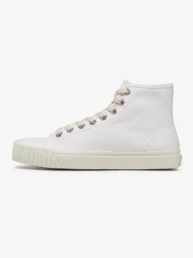 Tabi Cotton High Top Sneakers White - MAISON MARGIELA - BALAAN 2