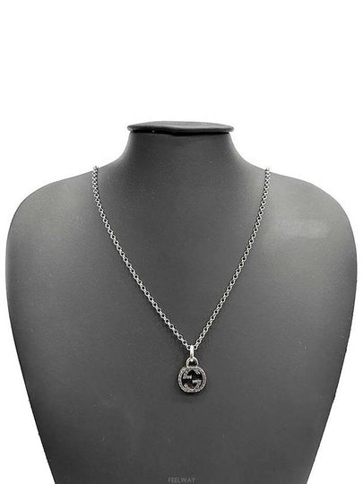 interlocking silver necklace - GUCCI - BALAAN 2