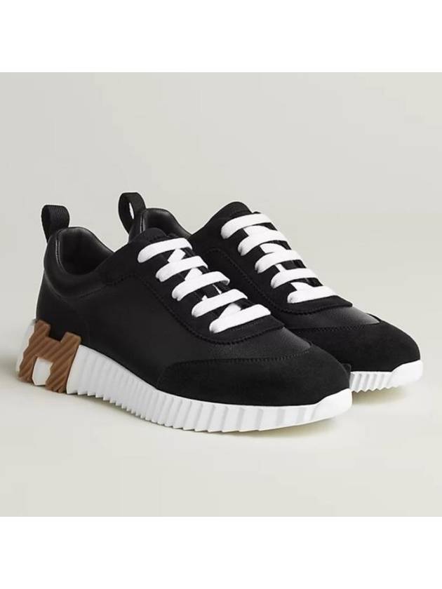Bouncing Low Top Sneakers Noir - HERMES - BALAAN 3