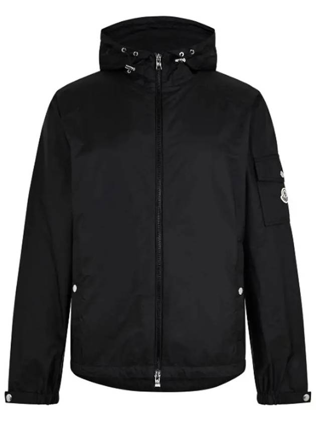 Etiache Rain Hooded Zip Up Black - MONCLER - BALAAN 3