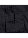 Garment Dyed Stretch Cotton Overshirt Black - STONE ISLAND - BALAAN 5