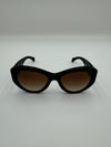 CC logo butterfly sunglasses acetate black brown A71525 - CHANEL - BALAAN 2