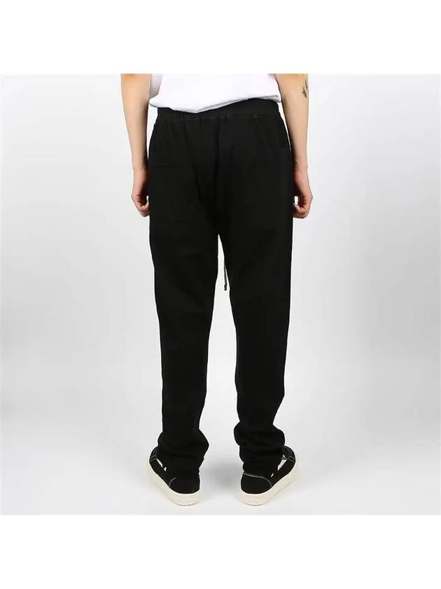 Berlin Organic Cotton Track Pants Black - RICK OWENS - BALAAN 5