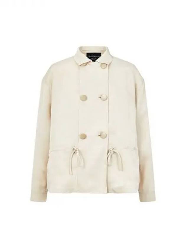 Women s Soft String Double Jacket Beige 271903 - EMPORIO ARMANI - BALAAN 1