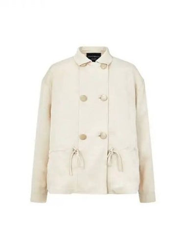 Women s Soft String Double Jacket Beige 271903 - EMPORIO ARMANI - BALAAN 1