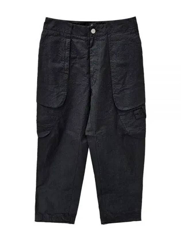 Shadow Project Cotton Nylon Cargo Straight Pants Black - STONE ISLAND - BALAAN 2