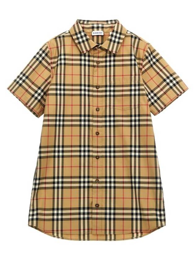 Kids Shirt 8078748ARCHIVEBEIGE Beige - BURBERRY - BALAAN 1