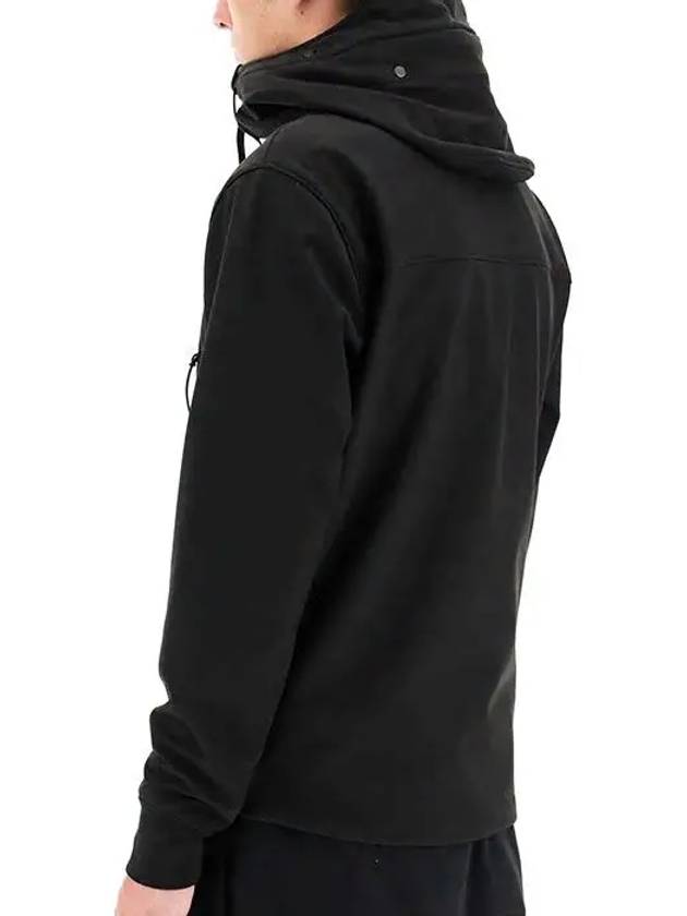 Men's Shell Goggles Hooded Jacket Black - CP COMPANY - BALAAN 4