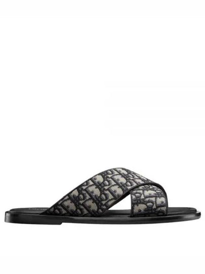 Alias ​​Slippers Black Beige - DIOR - BALAAN 2