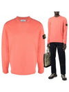 Wappen Patch Crew Neck Knit Top Orange - STONE ISLAND - BALAAN 2