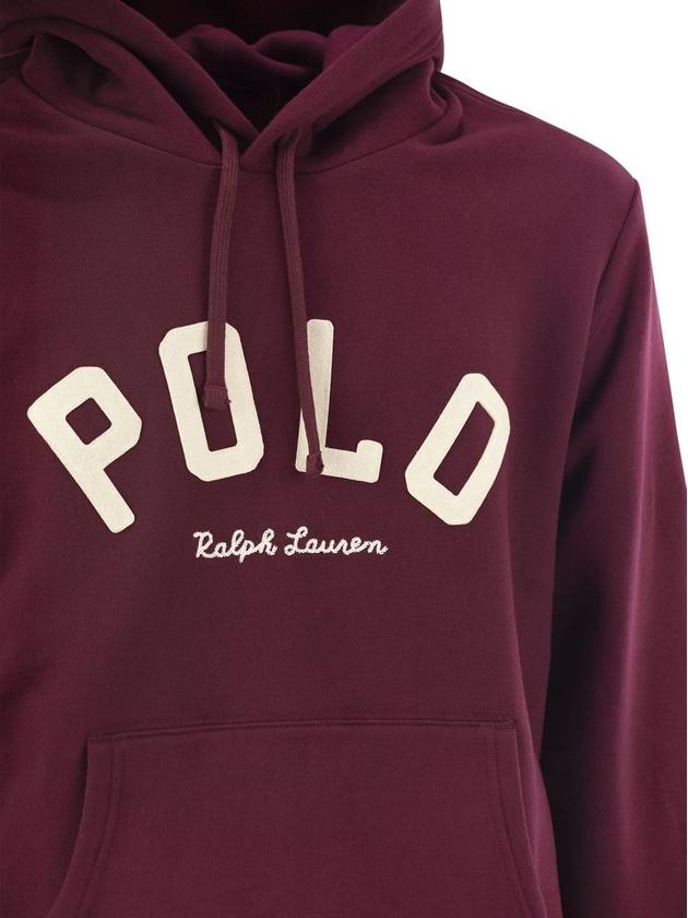 FELPA CON CAPPUCCIO CLASSIC WINE - POLO RALPH LAUREN - BALAAN 4