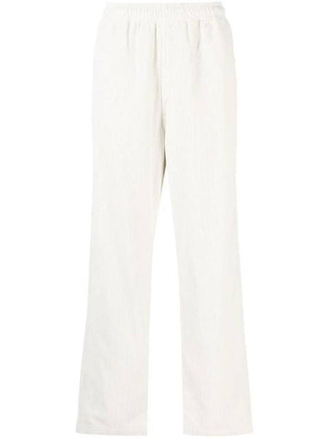 Wide Whale Cord Beach Corduroy Track Pants Bone - STUSSY - BALAAN 1