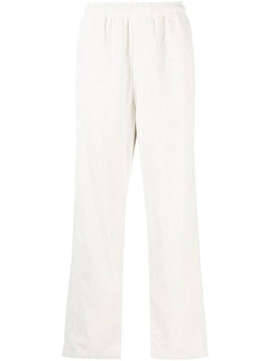 Wide Whale Cord Beach Corduroy Track Pants Bone - STUSSY - BALAAN 1