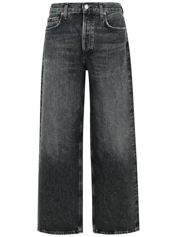 Agolde 'Sluggy Baggy' Black Denim Jeans - AGOLDE - BALAAN 1