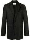 Striped Blazer Jacket Black - AMI - BALAAN 1