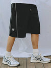 Stitched Wide Shorts Black - MACASITE - BALAAN 2