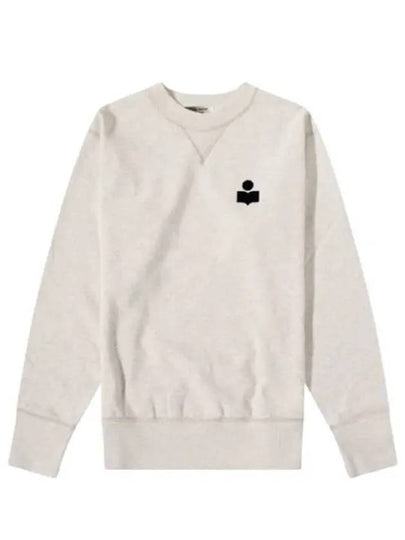 Mike Logo Cotton Sweatshirt White - ISABEL MARANT - BALAAN 2