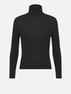 Cashmere Silk Long Sleeve Turtleneck Black - DIOR - BALAAN 2