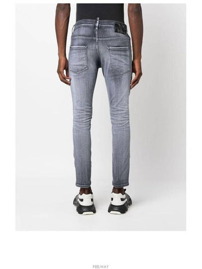 Proper Wash Skater Straight Jeans Grey - DSQUARED2 - BALAAN 2