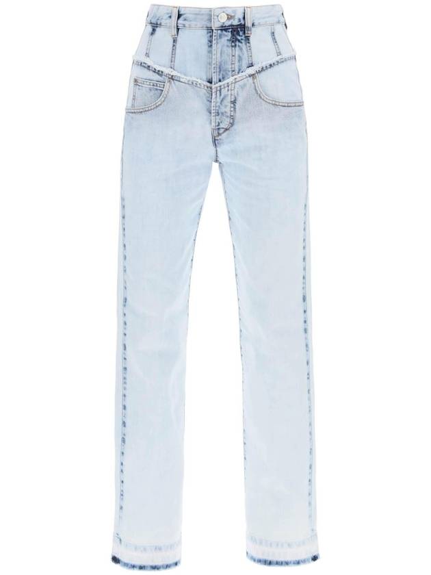 24 ss NOEMIE straight leg jeans PA0209FB B1H09I 30LU B0230989123 - ISABEL MARANT - BALAAN 1