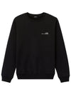 Men's Item Logo Sweatshirt Black - A.P.C. - BALAAN 2