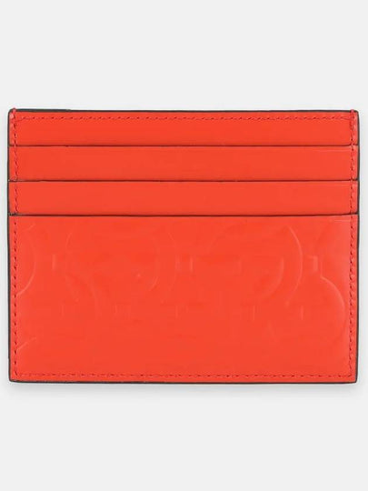 Gancini logo pattern card wallet red 660904 003 - SALVATORE FERRAGAMO - BALAAN 2