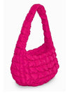 Quilted Mini Shoulder Bag Bright Pink - COS - BALAAN 3