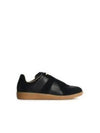 Replica Calfskin Low Top Sneakers Black - MAISON MARGIELA - BALAAN 2