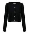 Viscose Short Cardigan Black - MSGM - BALAAN 2