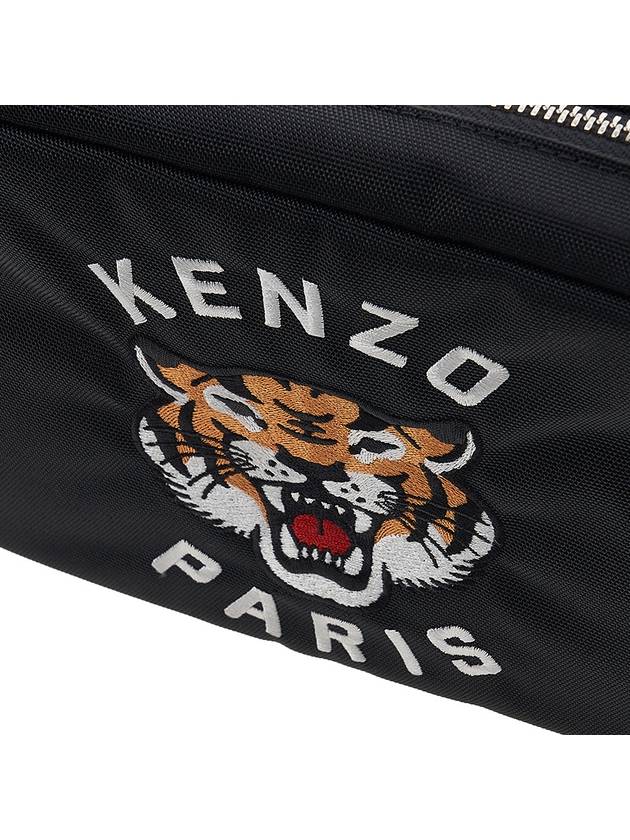 Varsity Tiger Embroidery Cross Bag Black - KENZO - BALAAN 7