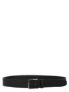 Men's Logo Calf Leather Belt Black - HUGO BOSS - BALAAN 2