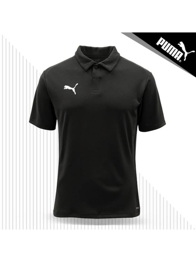 Team goal collar ASIA SP short sleeve 65946203 Black R - PUMA - BALAAN 1