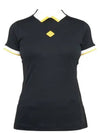 Women's KOURTNEY Polo Short Sleeve T-Shirt Black - J.LINDEBERG - BALAAN 2