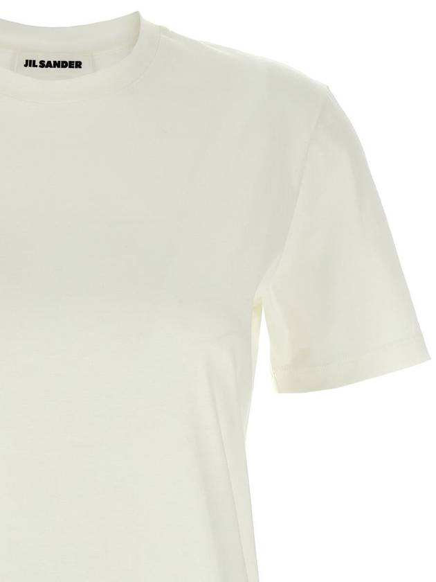 Jil Sander Cotton T-Shirt - JIL SANDER - BALAAN 3