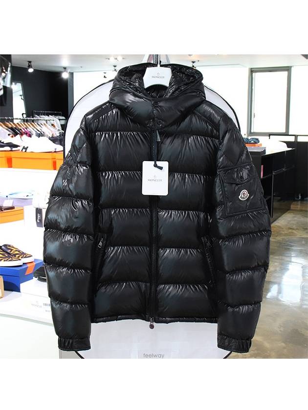 Men's Maya Short Down Padding Black - MONCLER - BALAAN 2