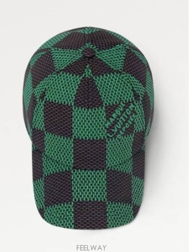 Damier Pop Ball Cap Green - LOUIS VUITTON - BALAAN 5