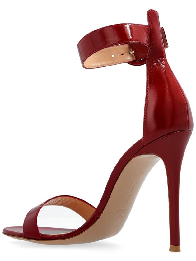 Gianvito Rossi Portofino Heeled Sandals, Women's, Red - GIANVITO ROSSI - BALAAN 5