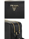 Vitello Phoenix Double Zipper Cross Bag Black - PRADA - BALAAN 4