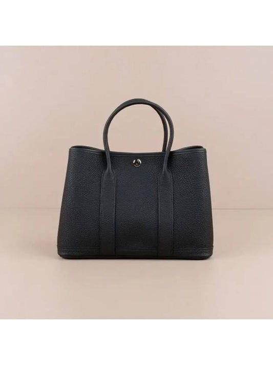 Garden Party 30 Women s Tote Bag Black H051568CK89 - HERMES - BALAAN 1